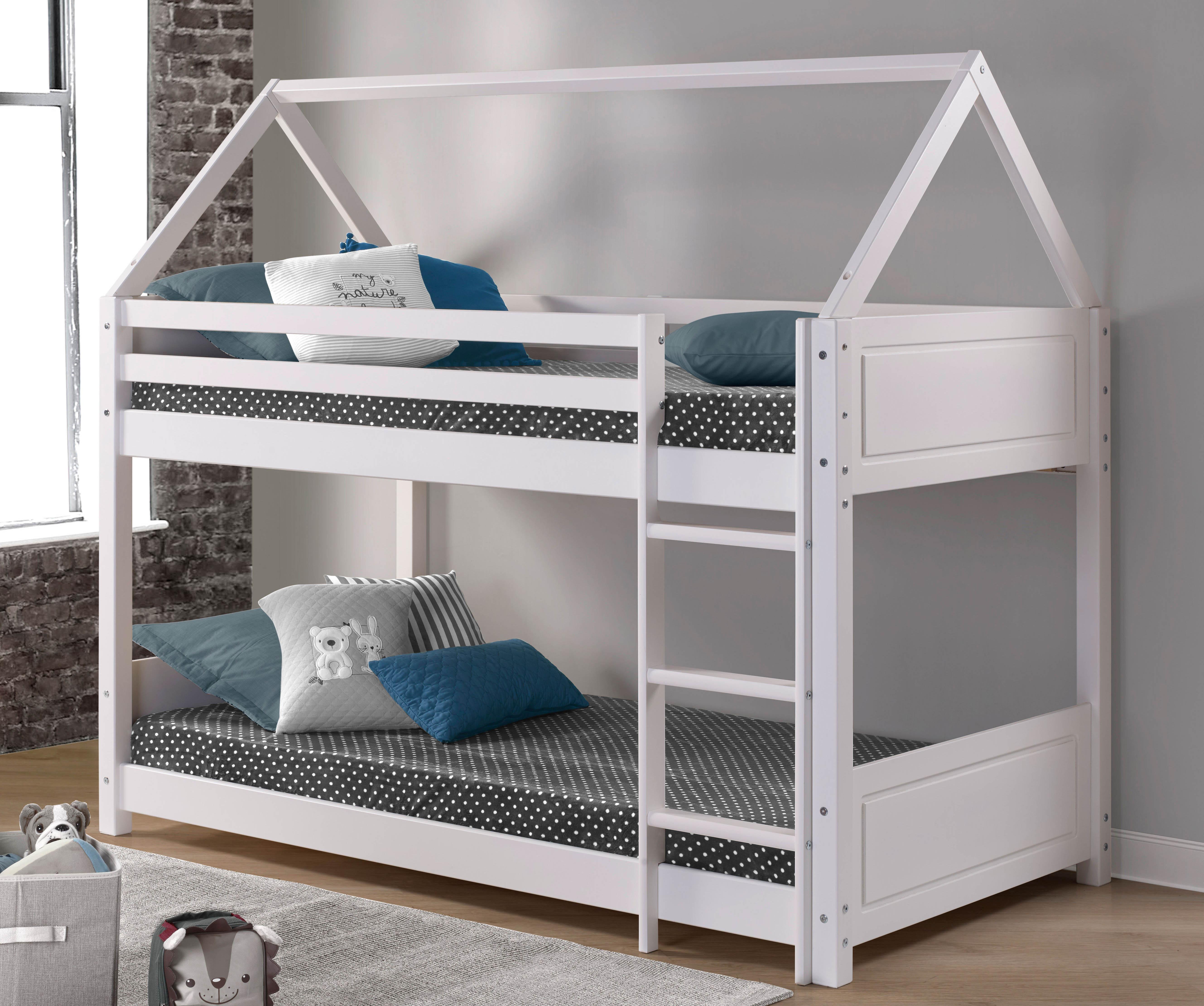 Rent to Own Linon Home Decor Maison House Twin over Twin Bunk Bed at Aaron's today!